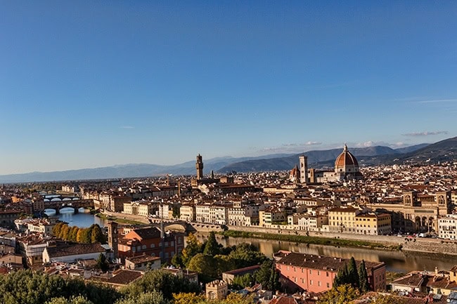 View from the Piazzale Michelangelo