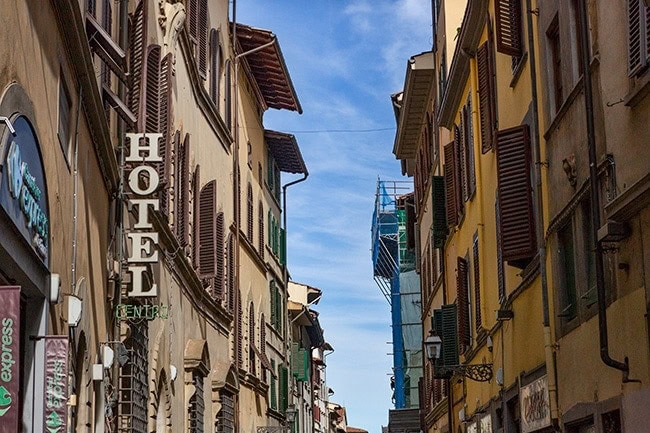 View from 17 Via del Ginori