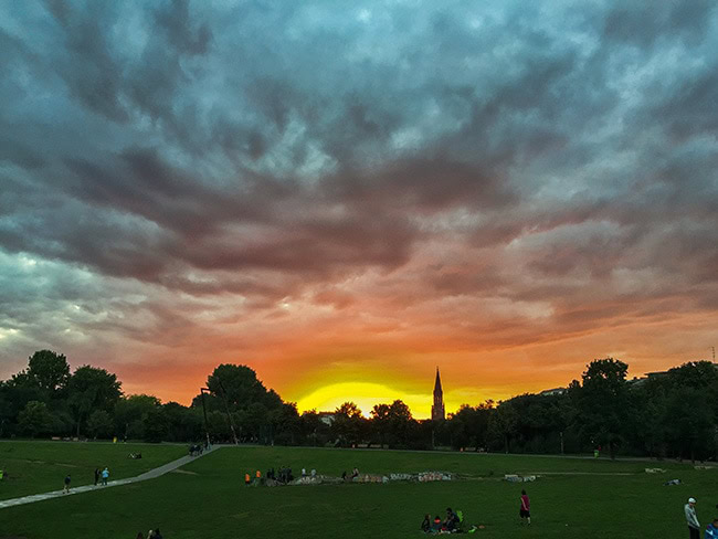 Nice sky over Berlin