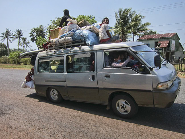 On the Road in Cambodia