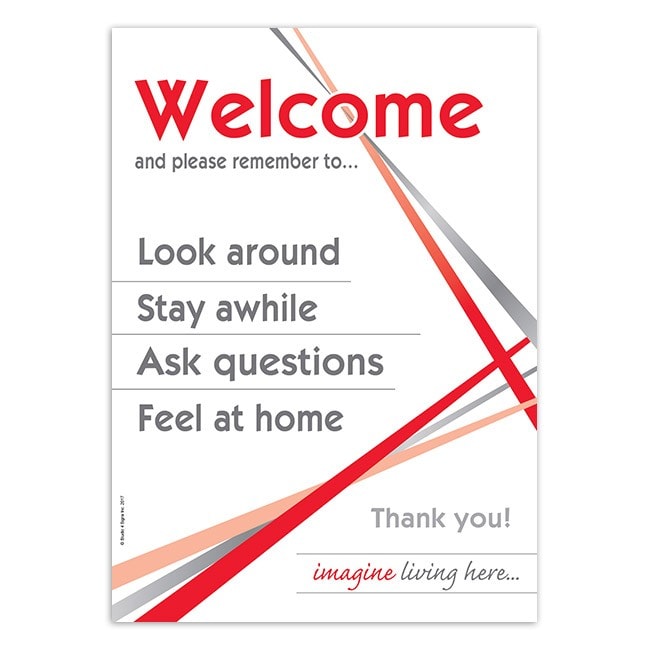 Welcome Sign - Creative Series - Design Opt 6