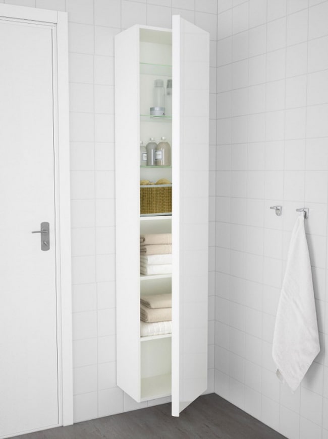 Almacenaje para baños muy pequeños