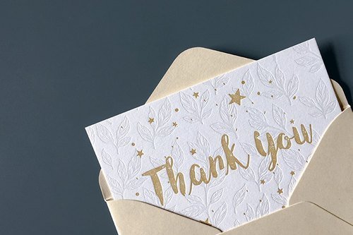 thank you letter