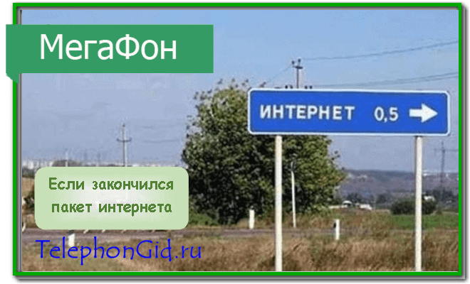 Гигабайт в дорогу Мегафон