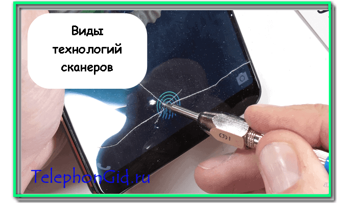 сканер отпечатков пальцев на смартфоне