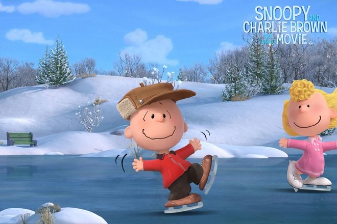 Charlie brown skating. The Peanuts Movie wallpapers