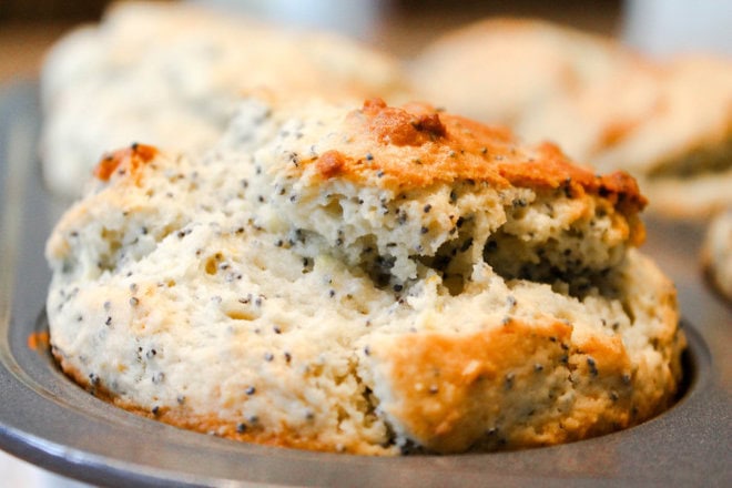 Orange Lemon Poppyseed Muffins - A zesty twist on a classic citrusy breakfast treat!