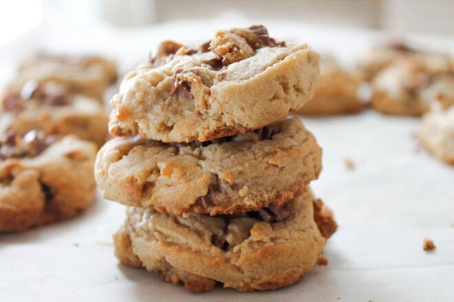 Triple Peanut Butter Cookies