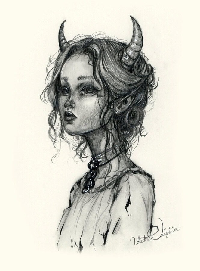 Victoria Virginia - Figurative Drawing - 6