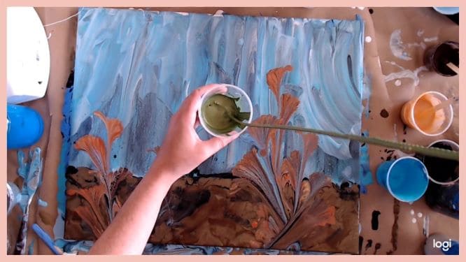 adding seaweed to your painting