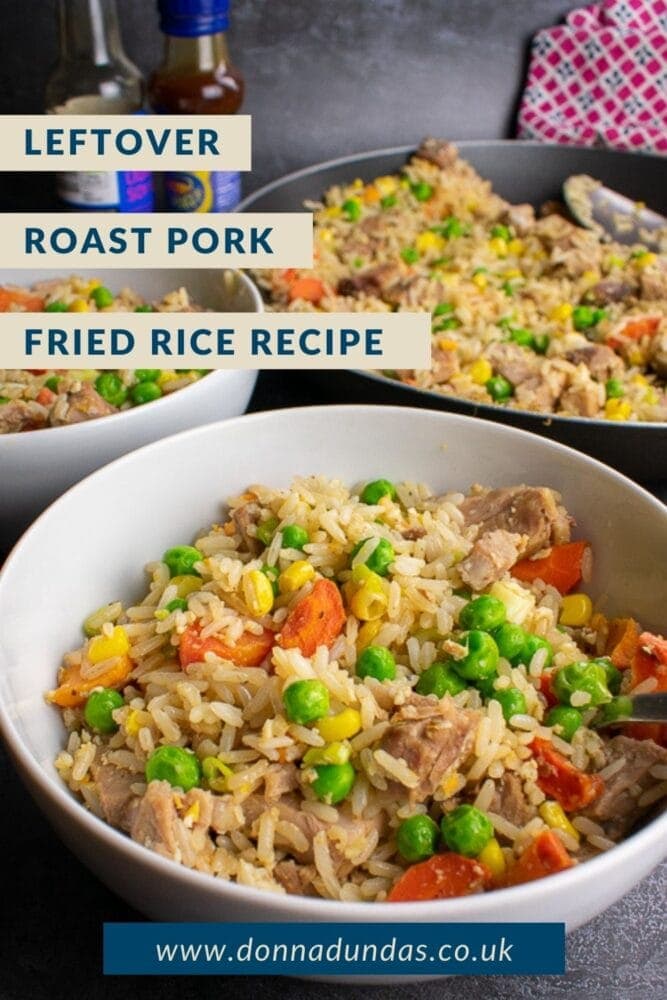 Pork Fried Rice in bowls.