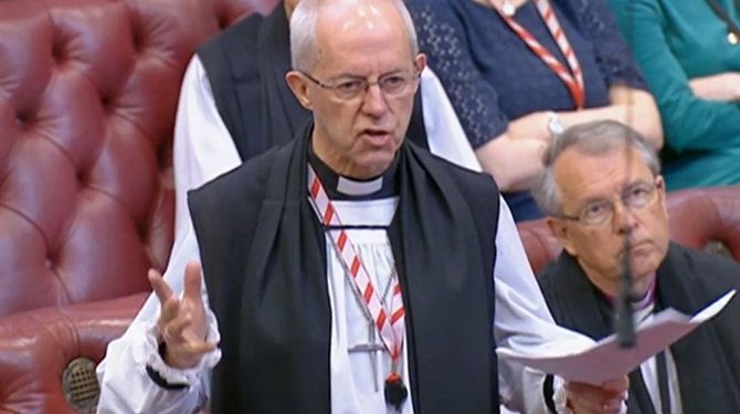 Archbishop of Canterbury Justin Welby