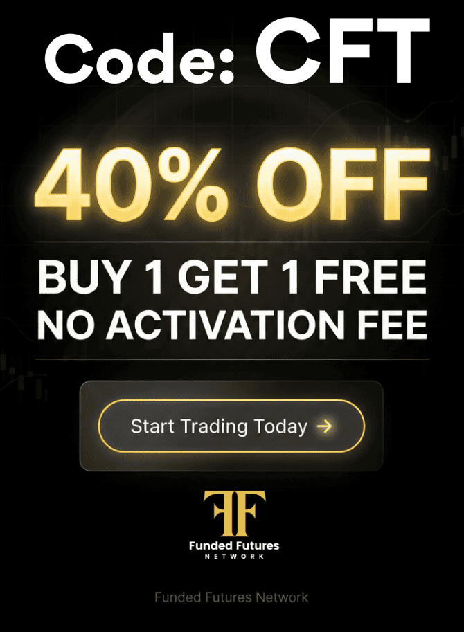funded futures network discount promo coupon bogo rules payout 