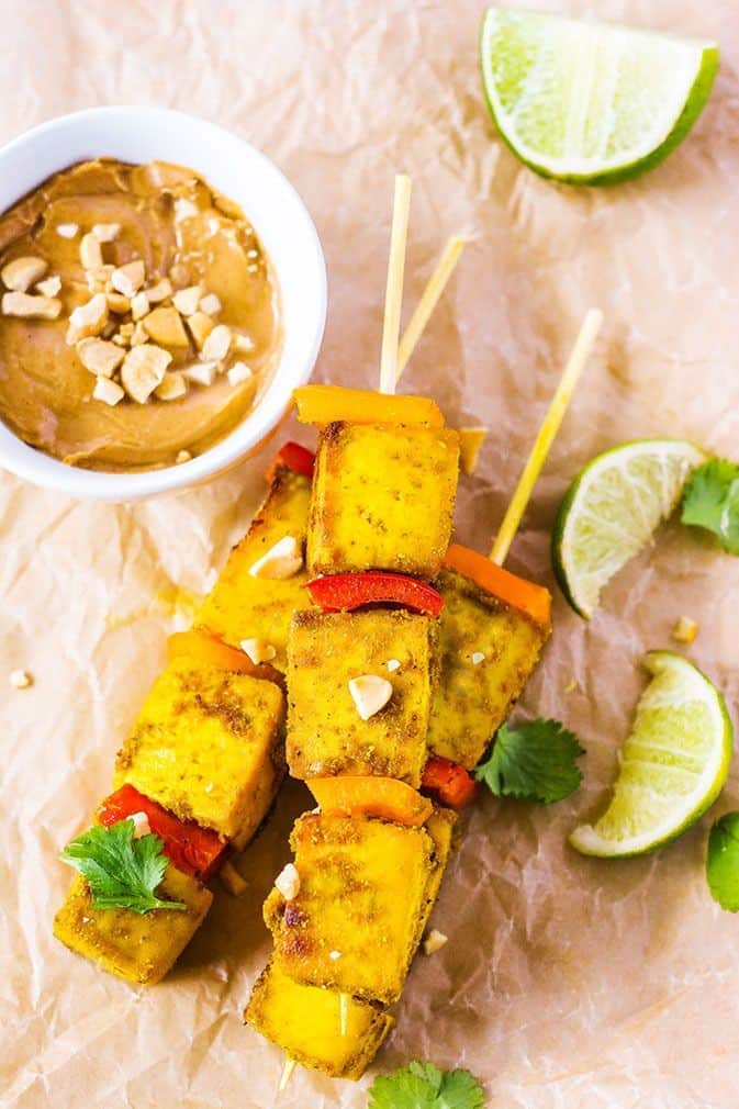 Tofu Satay Gluten-Free, Vegan
