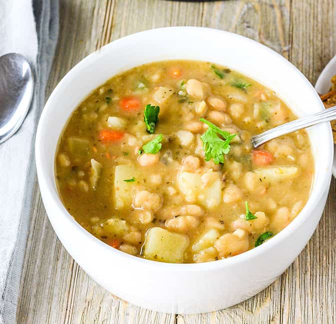 Vegan White Bean Soup