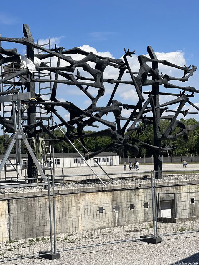 Dachau concentration camp art installation