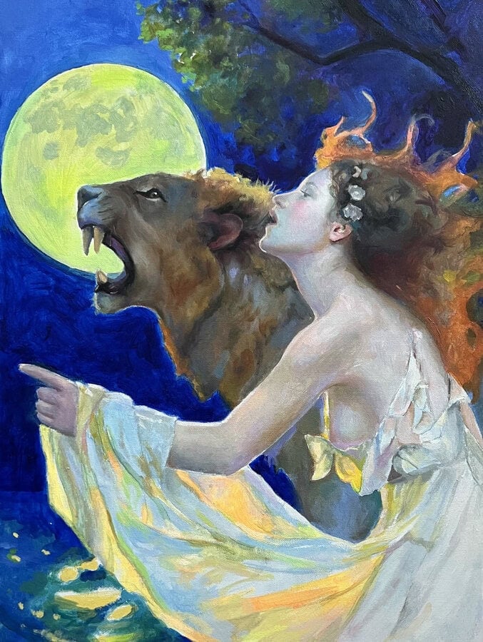 Nadine Tralala - Figurative Painting - 3