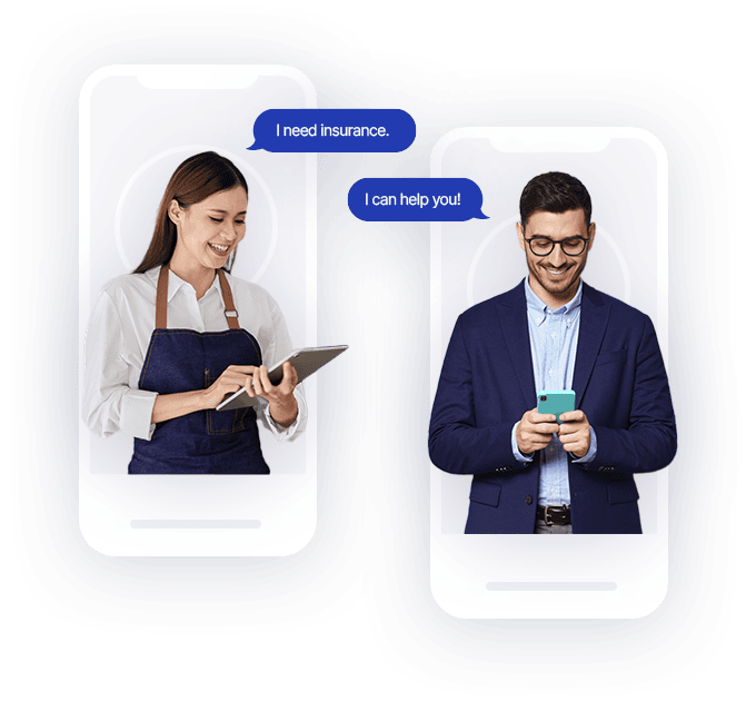 An agent buying a Claim-it Commercial Lines referral