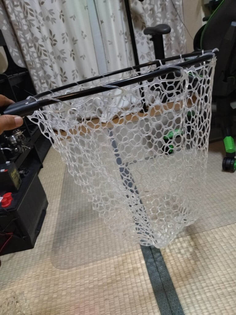 新しいネットは深さ45cm