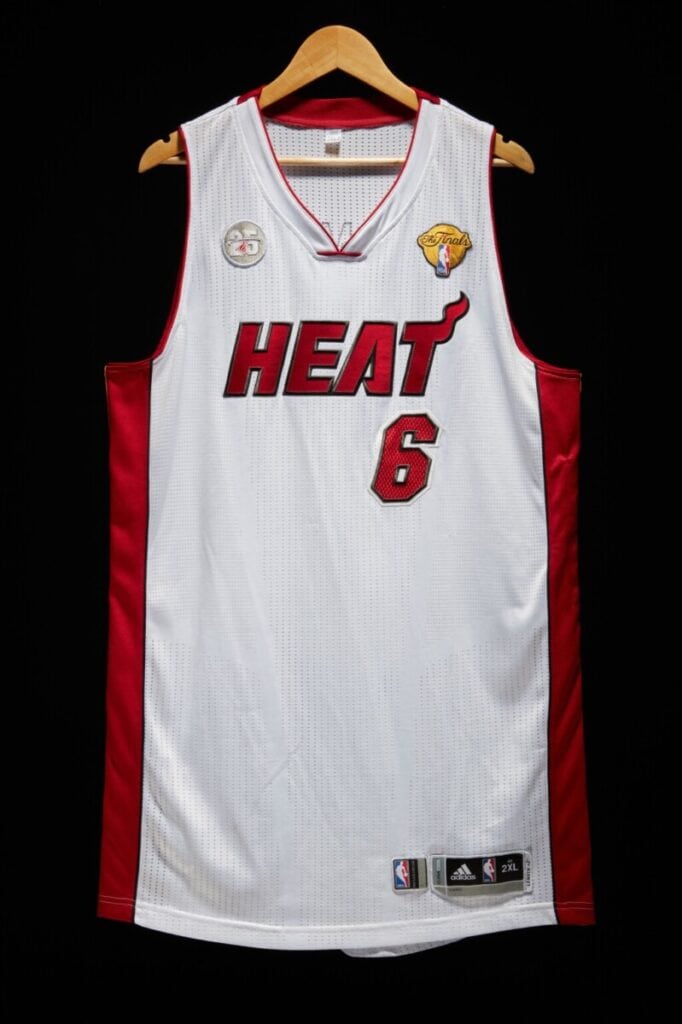 LeBron James Jersey Auction