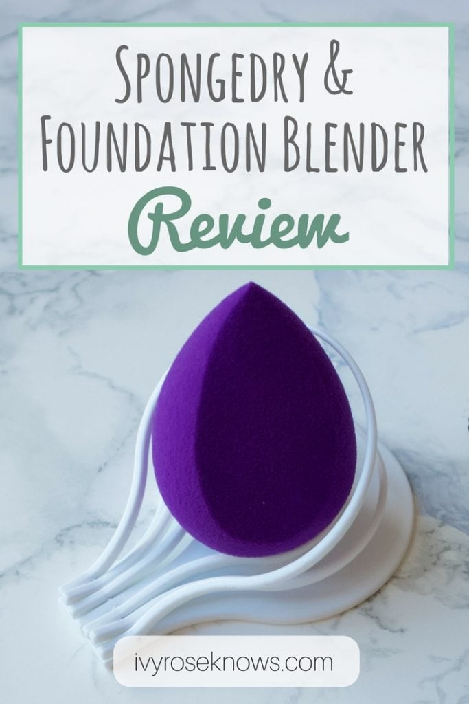 Spongedry & Foundation Blender Review
