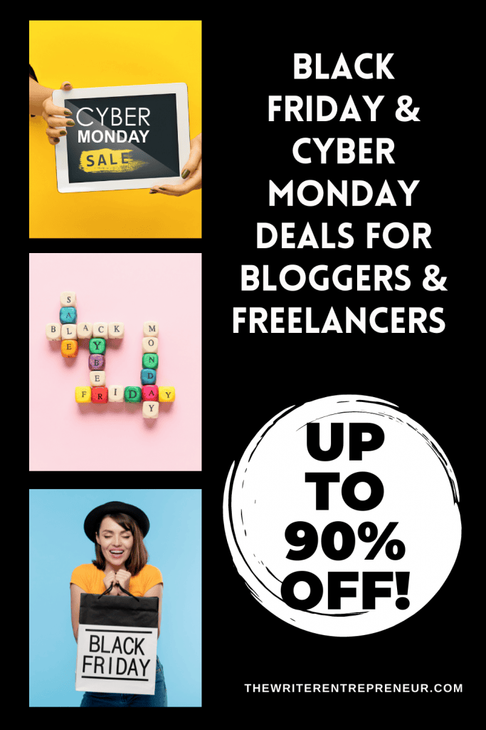 Black Friday & Cyber Monday Deals for Bloggers & Freelancers, Up to 90% Off