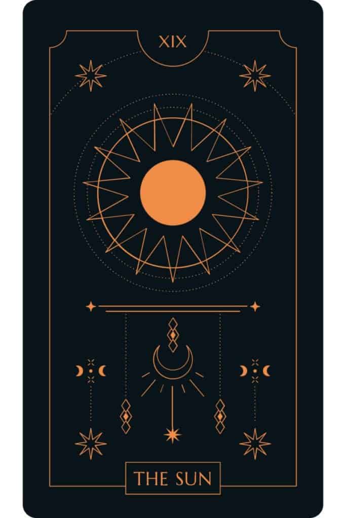 la carte du tarot Soleil