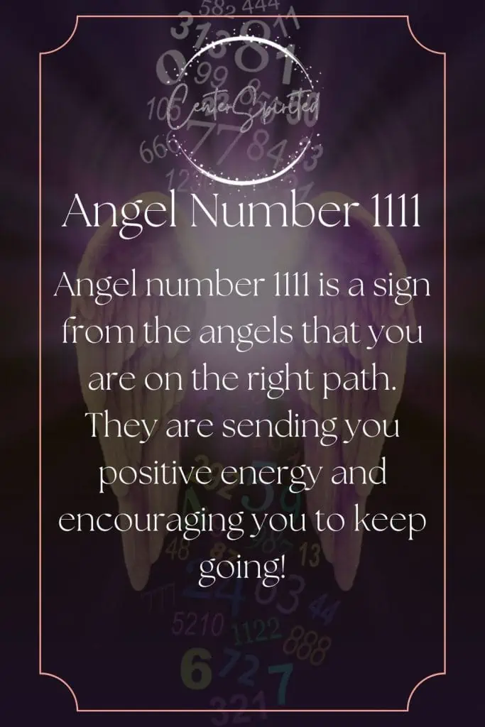 angel number 1111 meaning