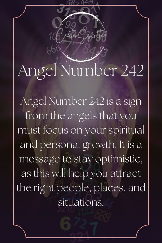 angel number 242 meaning
