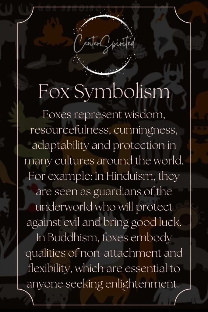 what does it mean when you see a fox