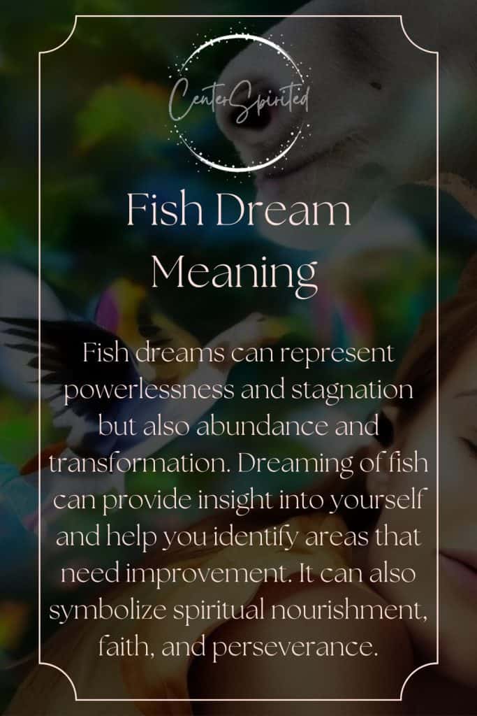 what does it mean when you dream about fish