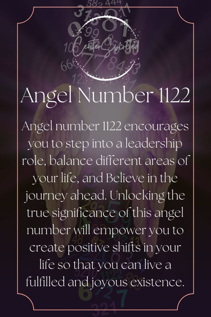 Angel Number 1122 Meaning and Symbolism