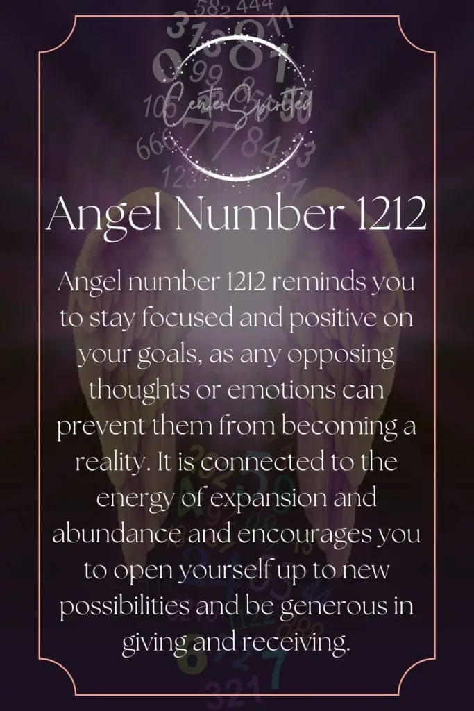 Angel Number 1212 Unveiling the Symbolism and Meaning