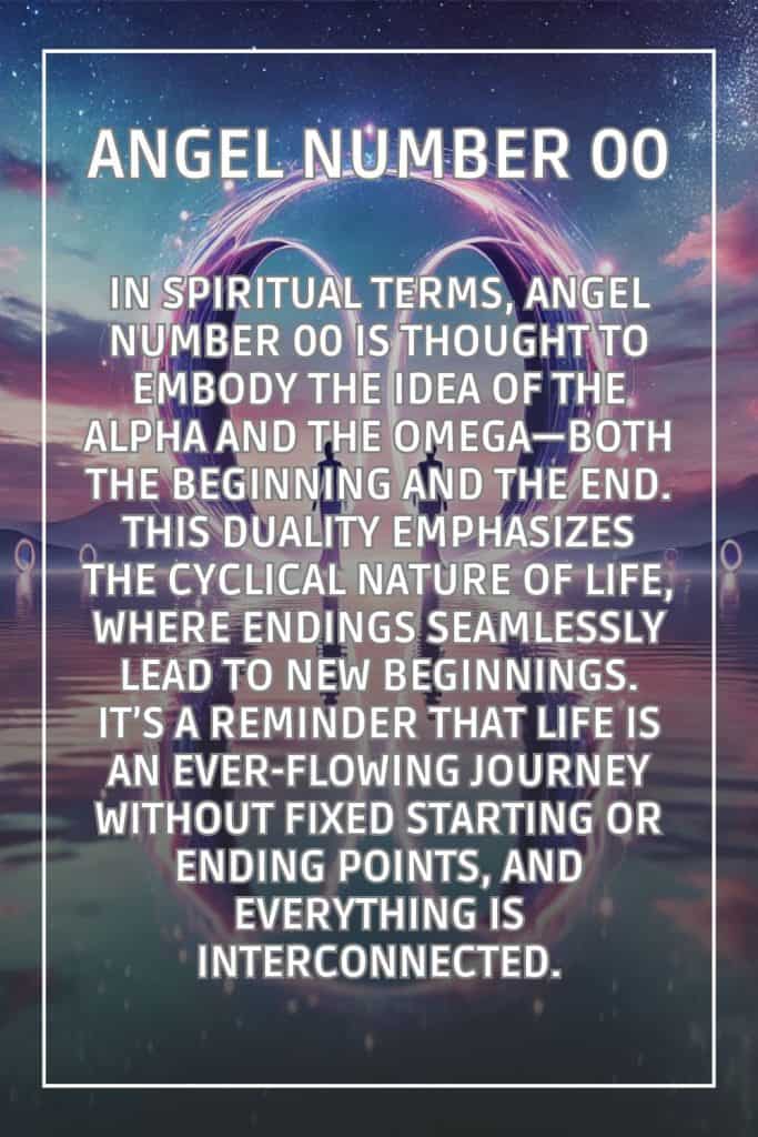 angel number 00 meaning