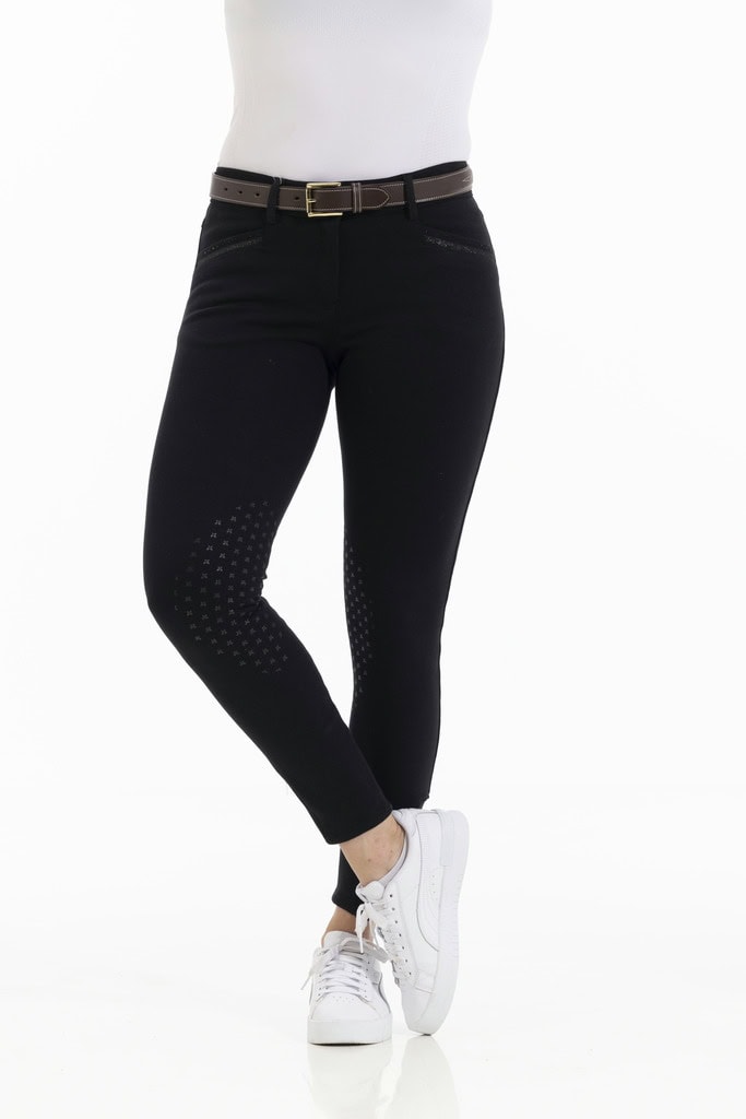 ženske pantalone equitheme crne