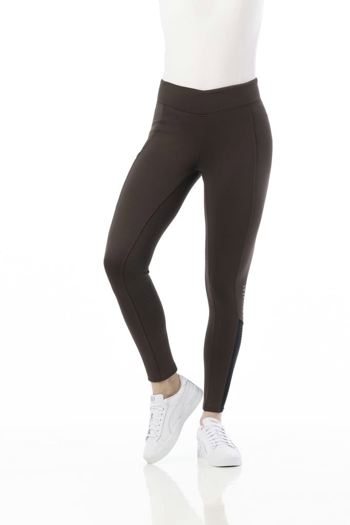 Pantalone Brigitte full silicon Equitheme braon