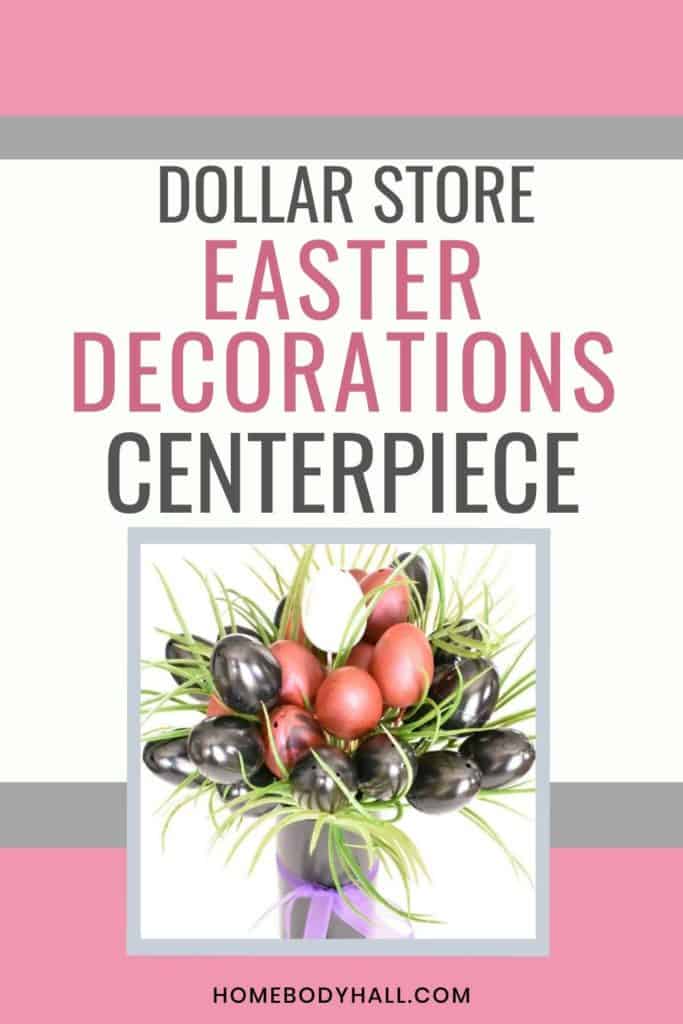 Dollar Store Easter Decorations: Centerpiece