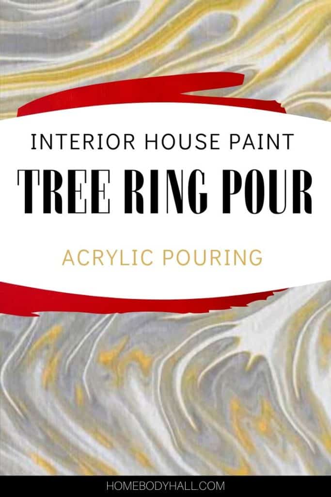 background is acrylic pouring tree ring pour