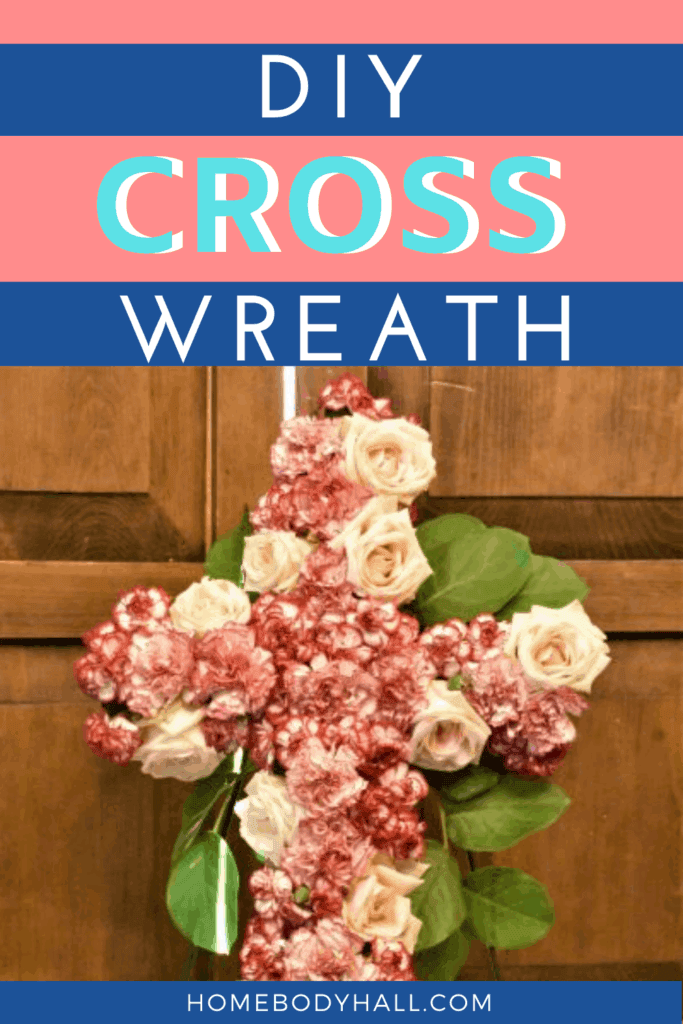 DIY Easter Cross Wreath