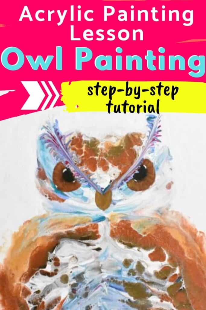 Acrylic Painting Lesson: Owl Painting