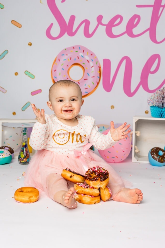 donut cake smash photoshoot Farmington CT