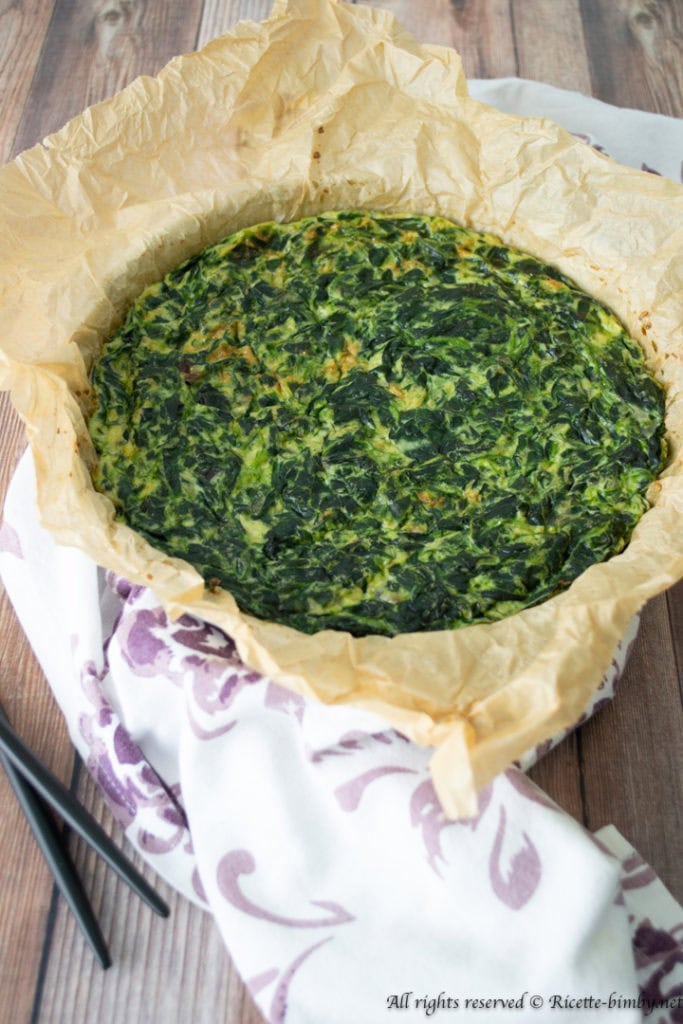Frittata di spinaci bimby
