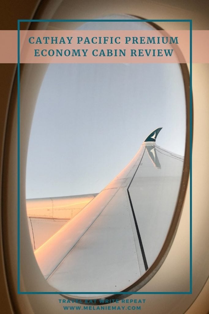 Cathay Pacific Premium Economy cabin review - what do you get for your money and is it worth the extra cost? A comprehensive review.