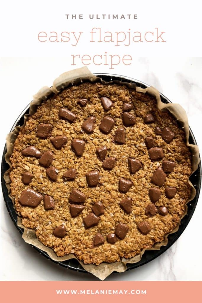 The ultimate easy flapjack recipe pinterest image