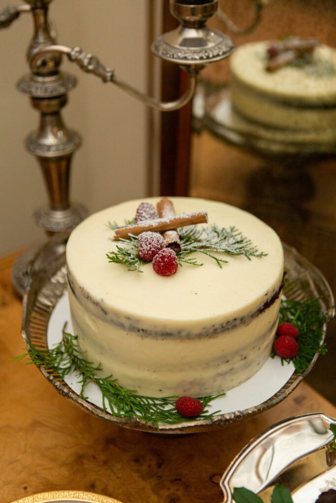 Chocolate Raspberry Cake with Mascarpone Frosting