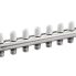 Stainless steel water manifold INOX HOME series 3/4″ x 3/4″ 10 ways