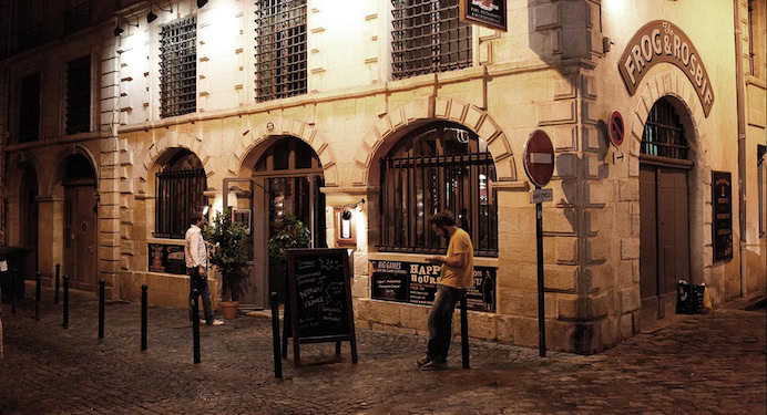 Bordeaux Travel Tips Frog and Rosbif pub