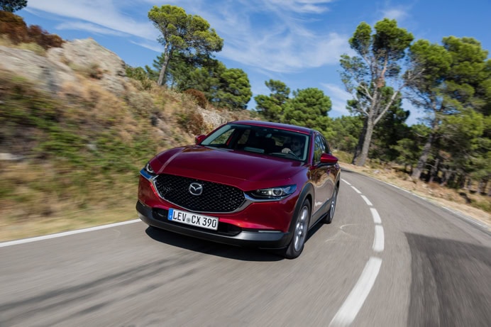 Mazda CX-30 road trip from Barcelona to Girona