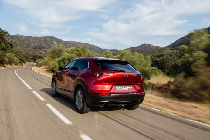 Mazda CX-30 road trip from Barcelona to Girona.