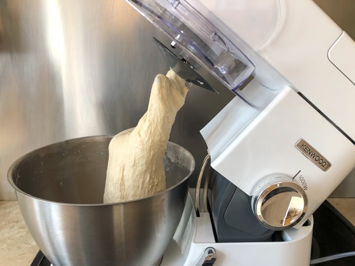 Kenwood Chef stand mixer with dough hook